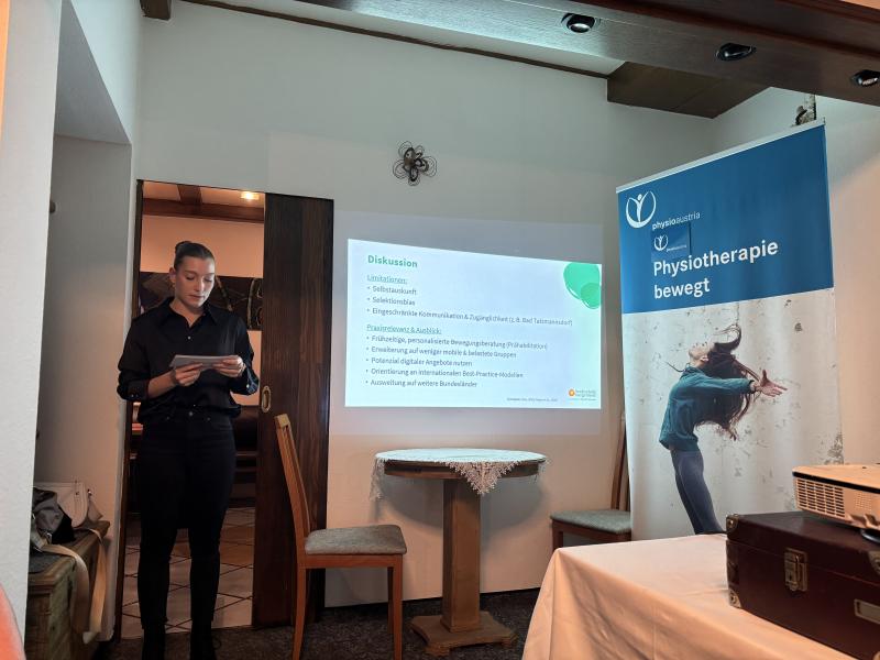 Referentin Katharina Seer Landesverbandsversammlung Burgenland 2025